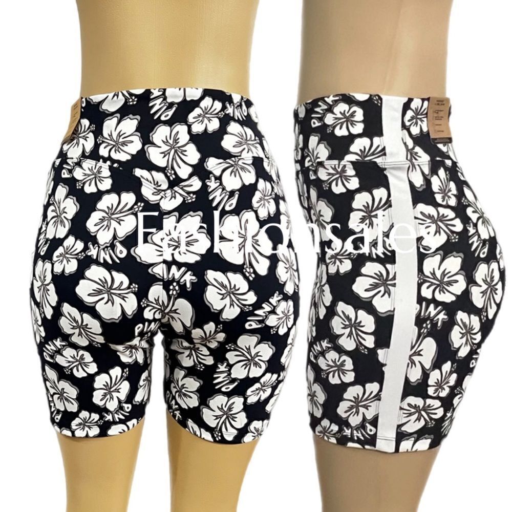 Victoria’s Secret Pink Active Soft Ultímate V High Waist 6” Bike Shorts black XL